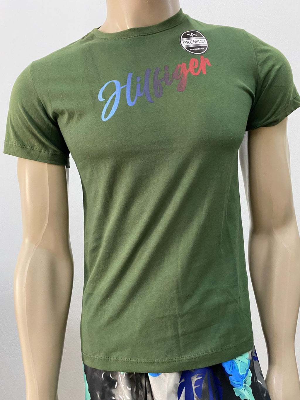 Camiseta Masculina Hilfiger – Verde