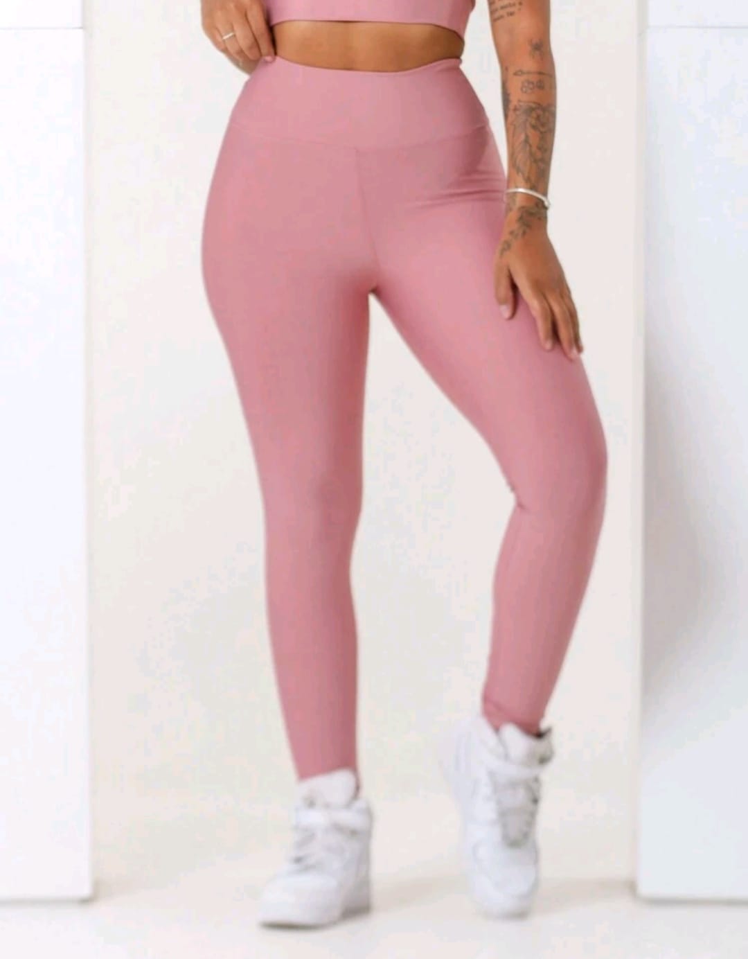 Calça Legging Rose Fitness Feminina Academia