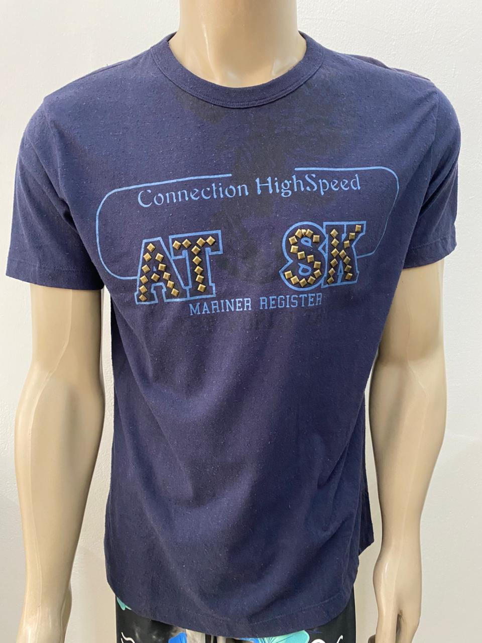 Camiseta Masculina Azul Connection HighSpeed