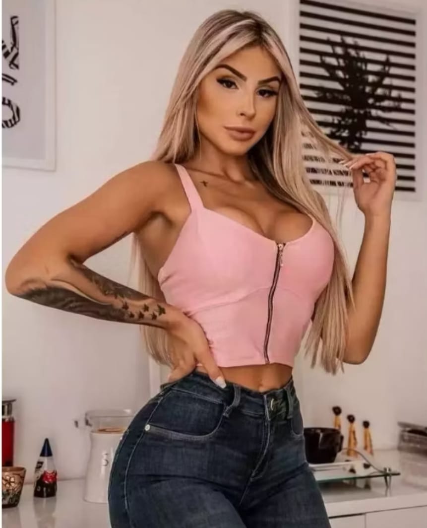 Cropped Ziper Alçinha Conforto com Estilo Moderno