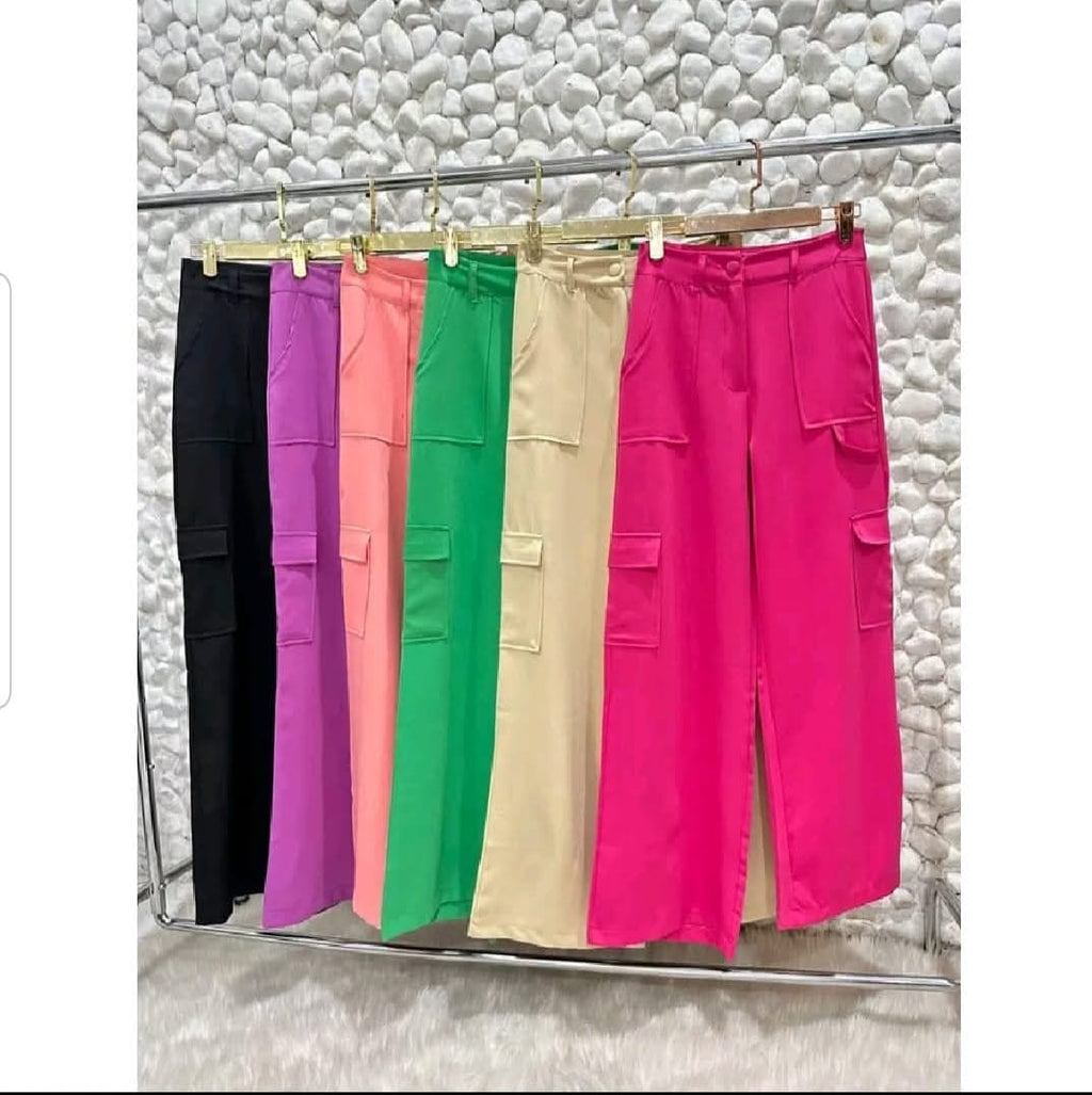 Calça Feminina Cargo Duna Versátil para Dia ou Noite