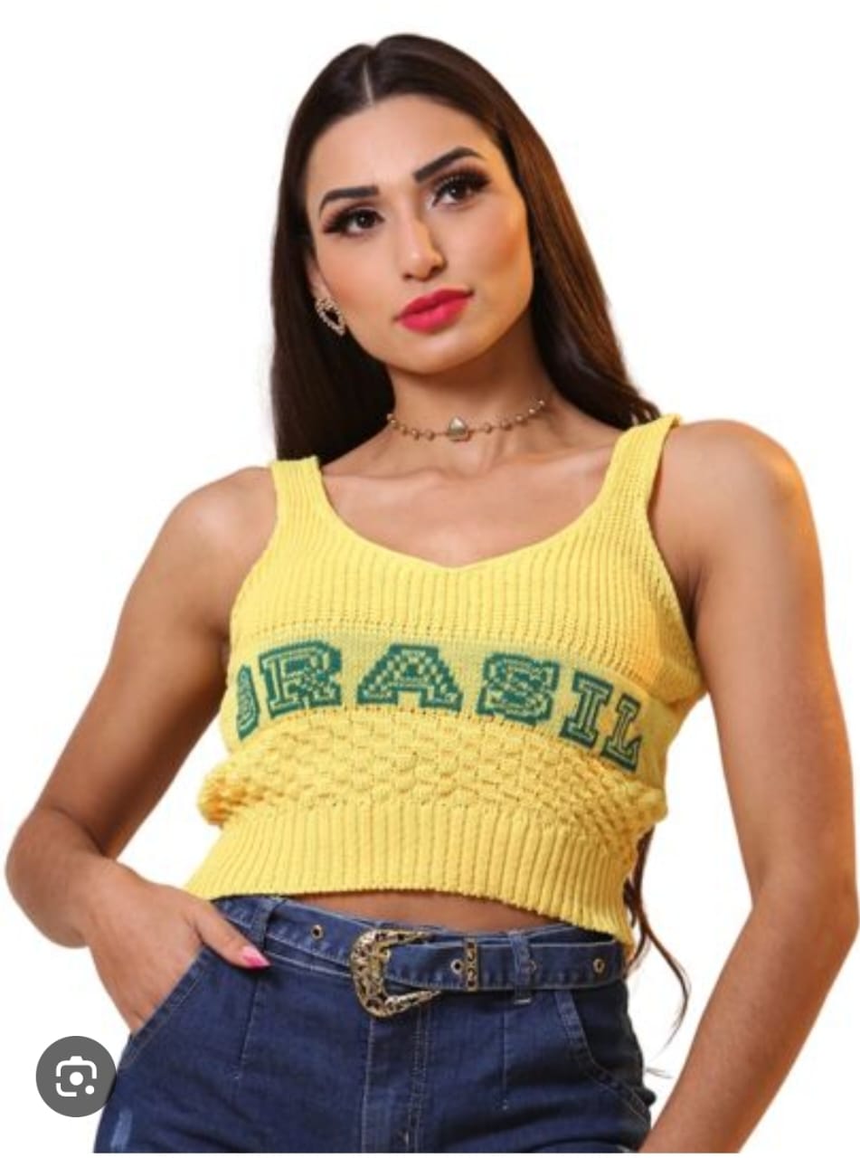 Top Tricot Brasil Look Moderno e Confortável