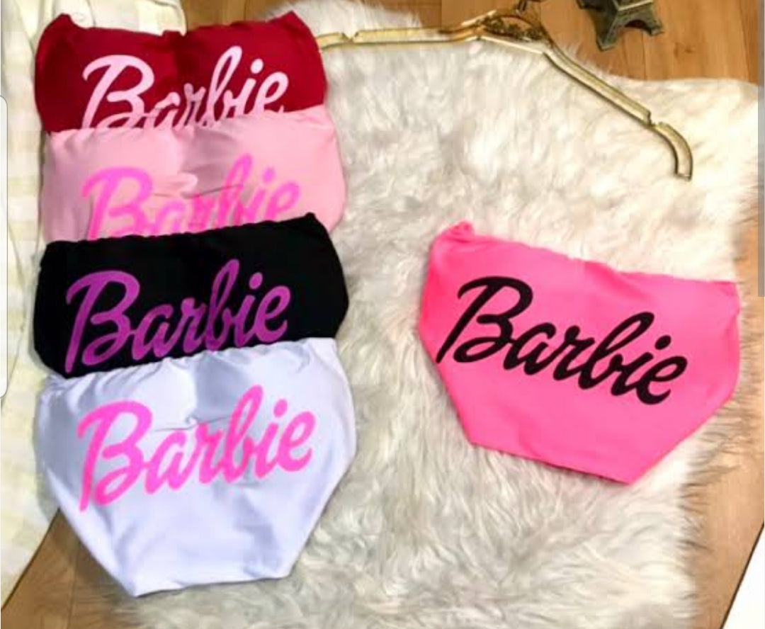 Top Faixa Barbie Look Moderno