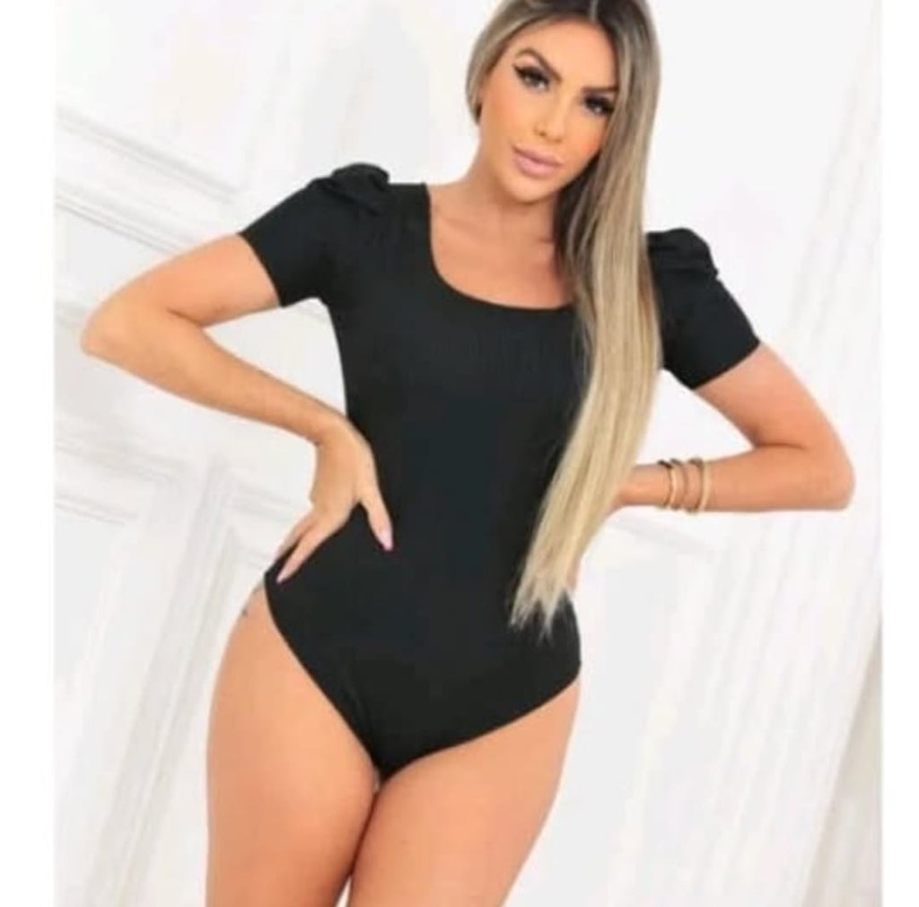 Boddy Canelado Manga Princesa Delicadeza no Look
