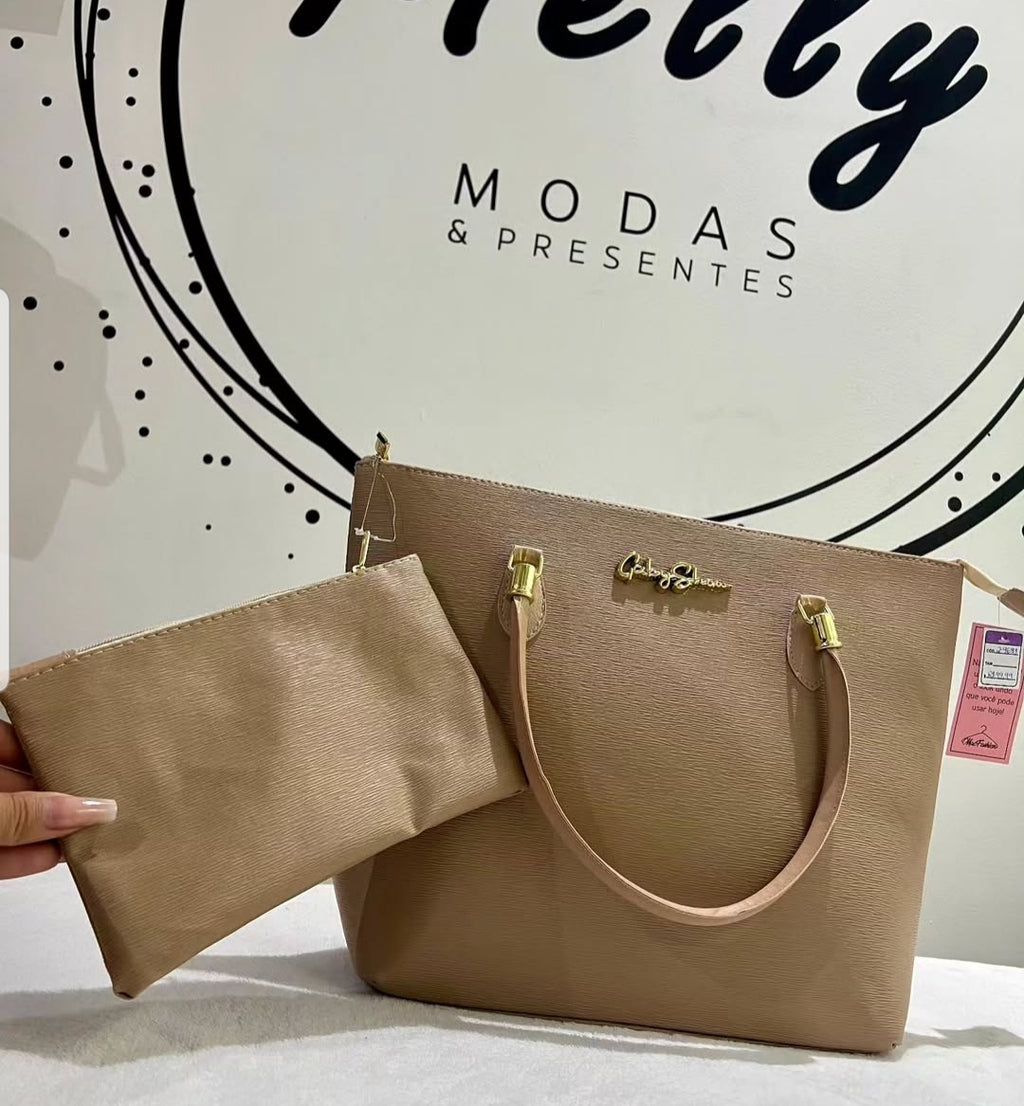 Bolsa Feminina Grande com Necesserie Gaby Show