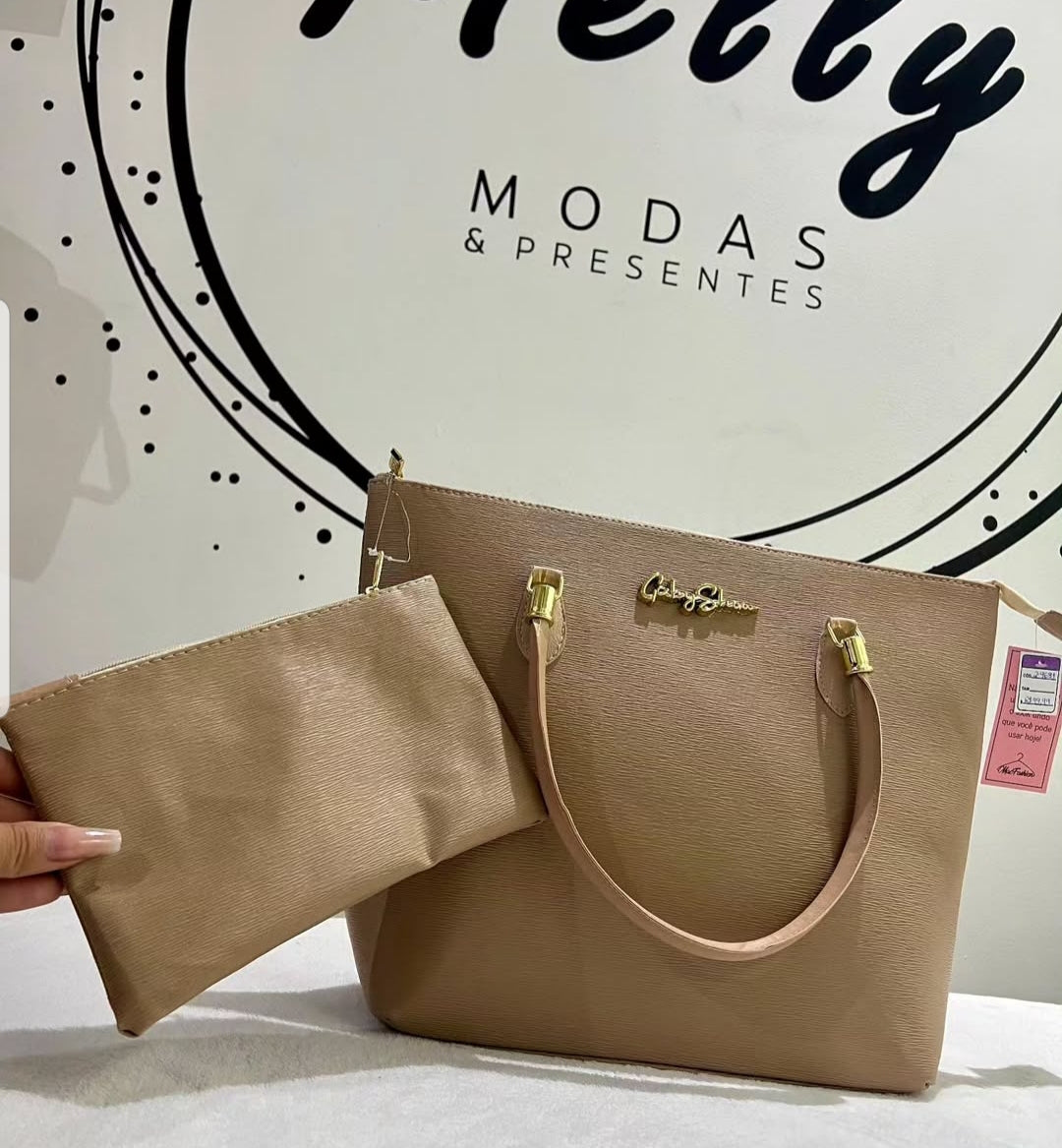 Bolsa Feminina Grande com Necesserie Gaby Show