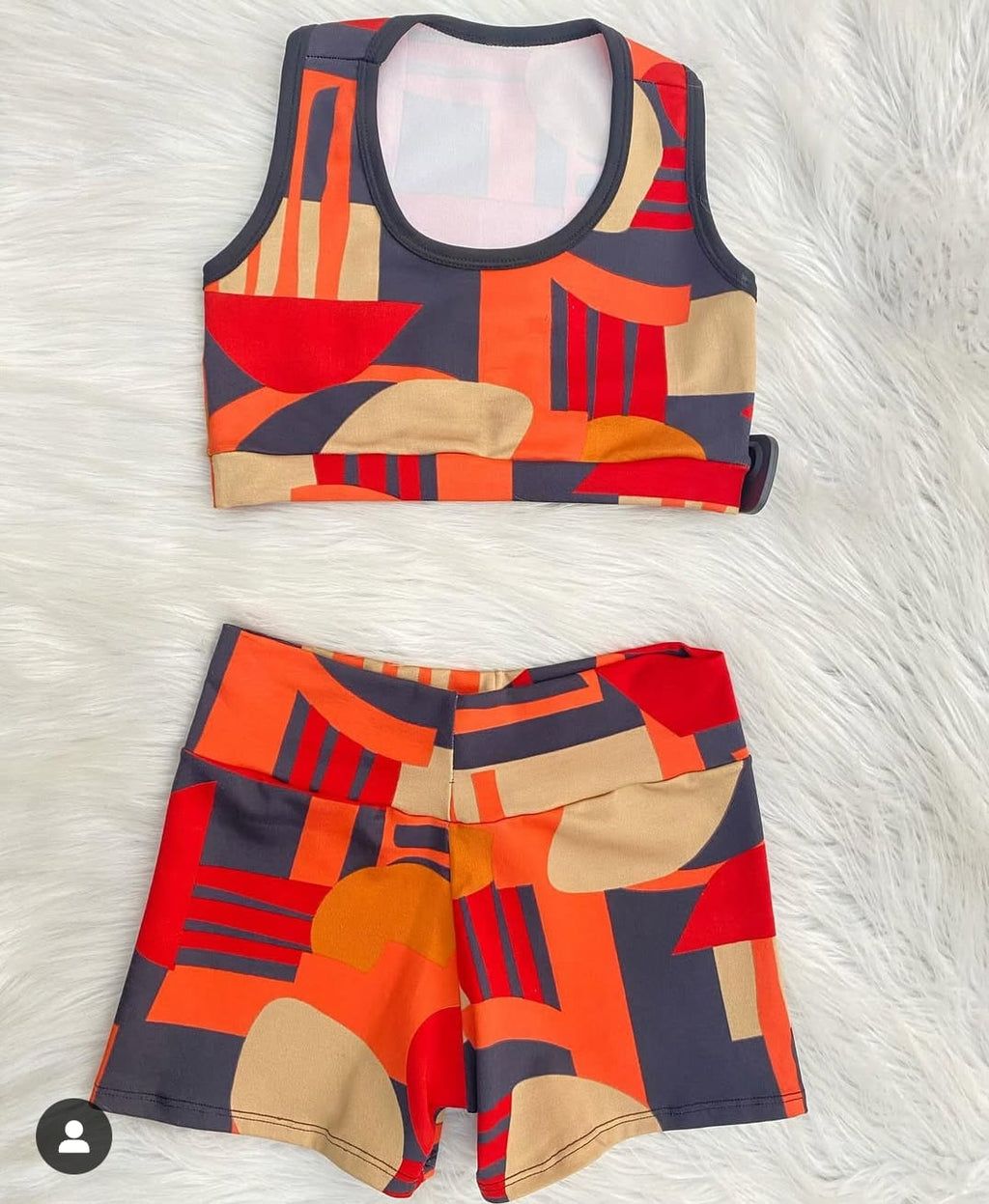 Conjunto Feminino de Academia Estampado