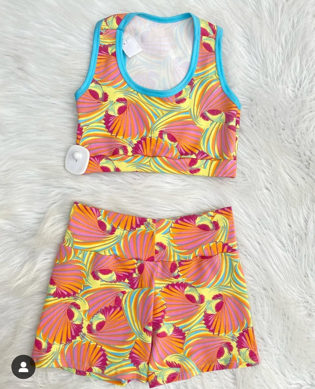 Conjunto Feminino de Academia Estampado