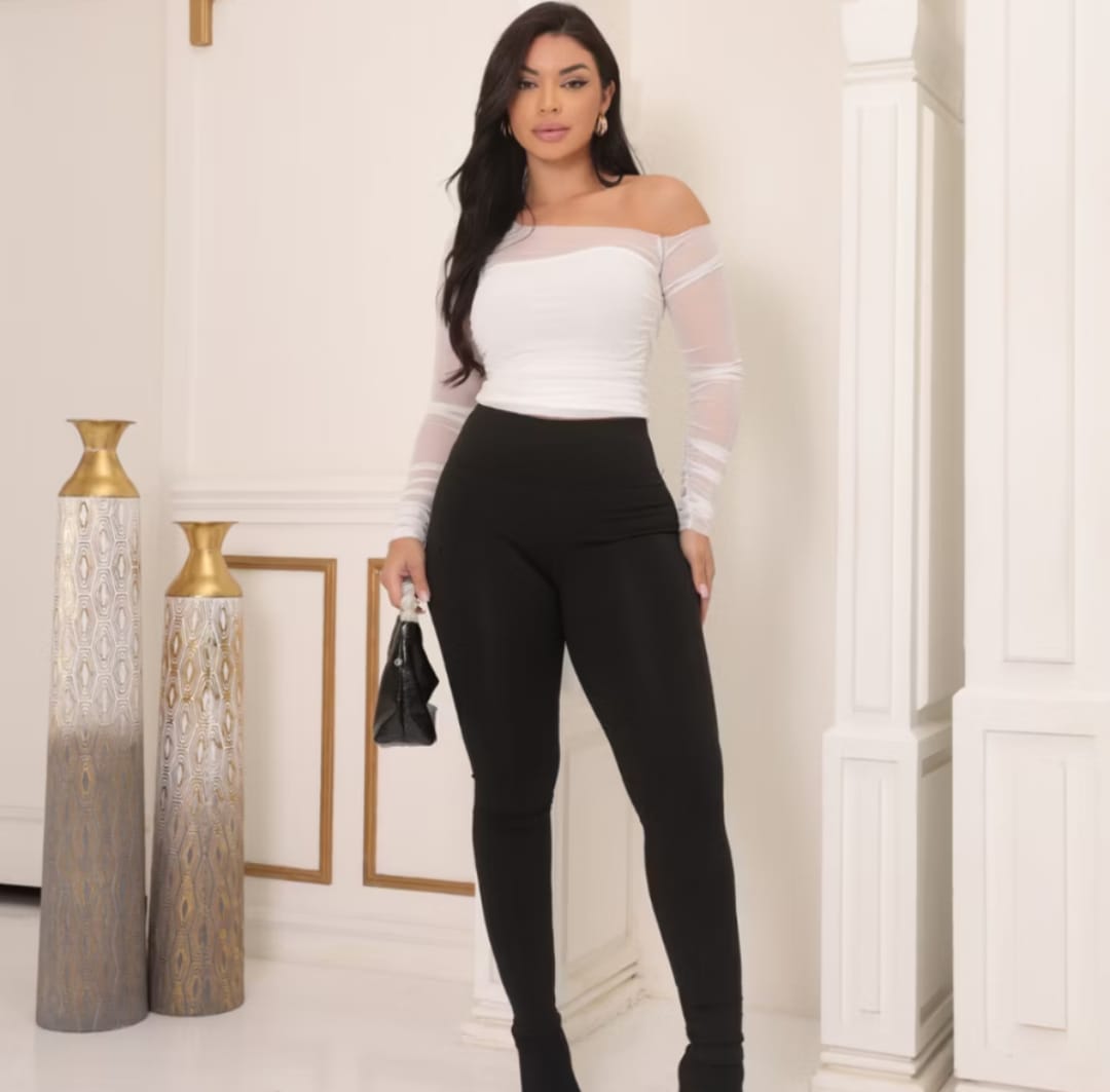 Calça Legging Feminina Térmica Preta Estilo e Conforto