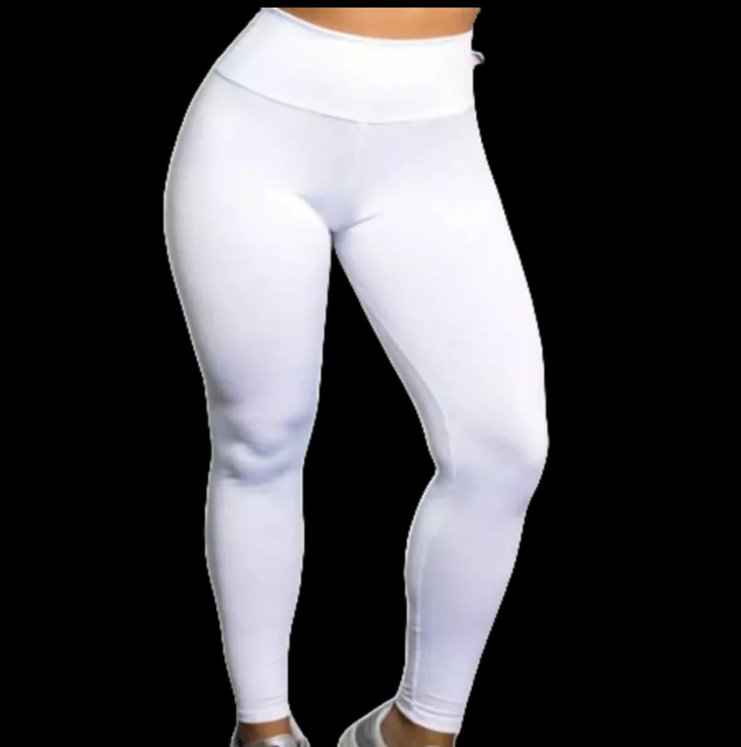 Calça Legging Feminina Bella Branca Sustentação e Conforto