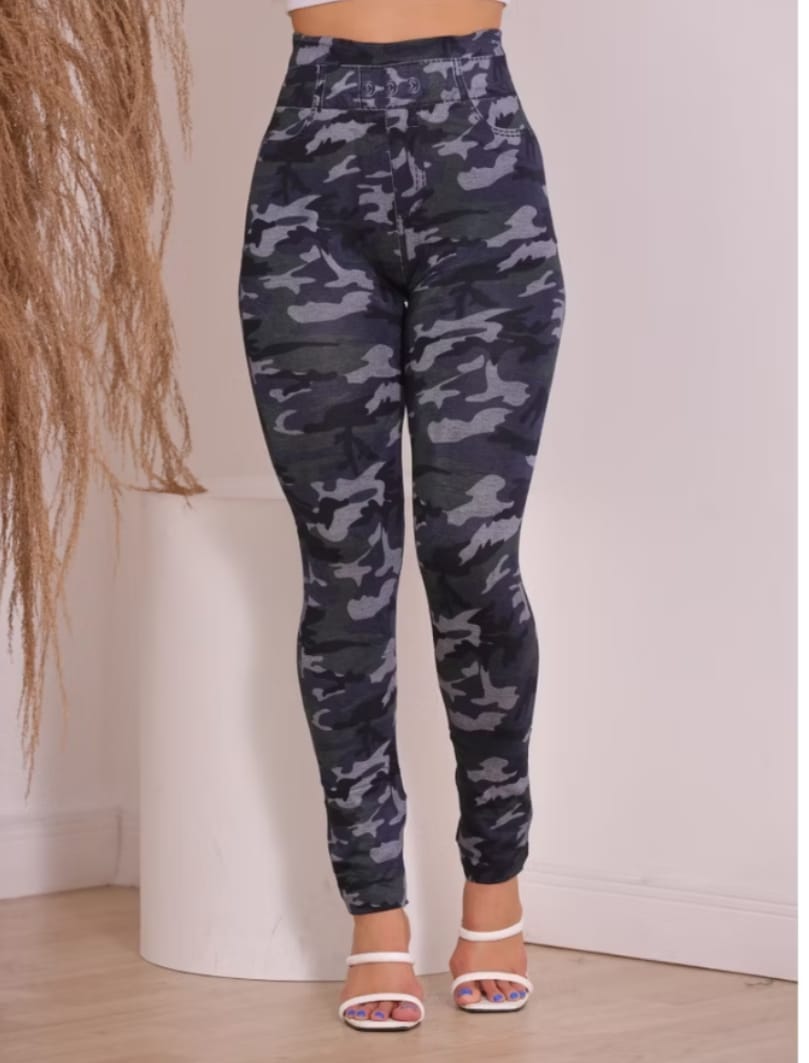Calça Legging Feminina estampada Animal Print