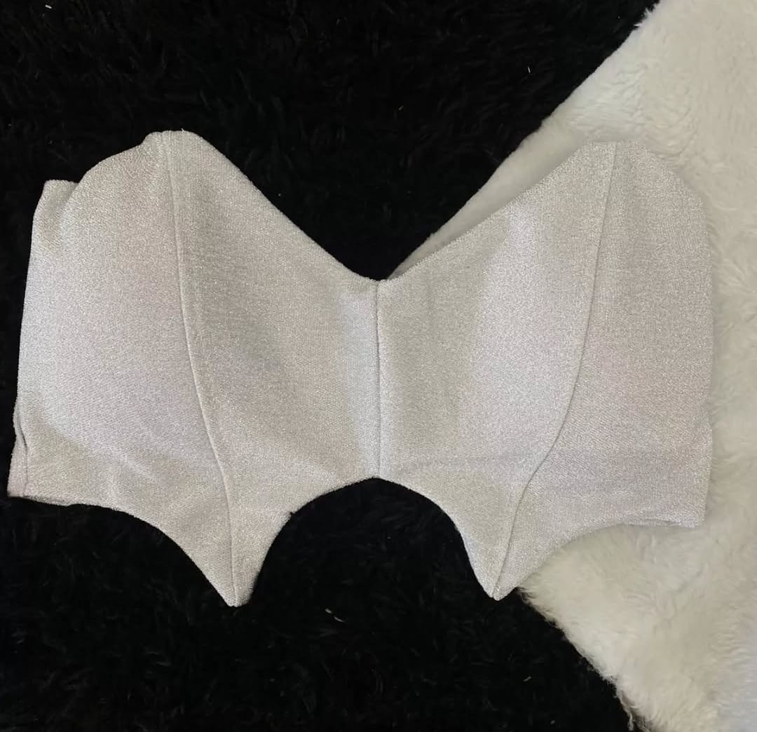 Cropped Lurex Morceguinho Perfeito para Festas e Eventos