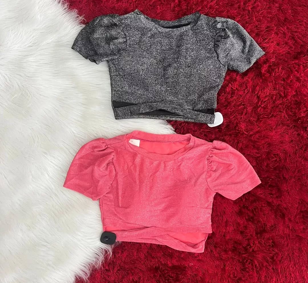 Cropped Lurex MC Princesa Delicadeza no Look