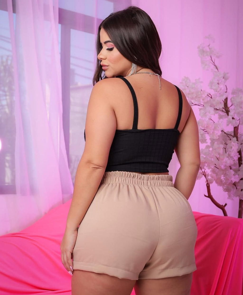 Cropped Canelado Zíper Look Moderno e Confortável