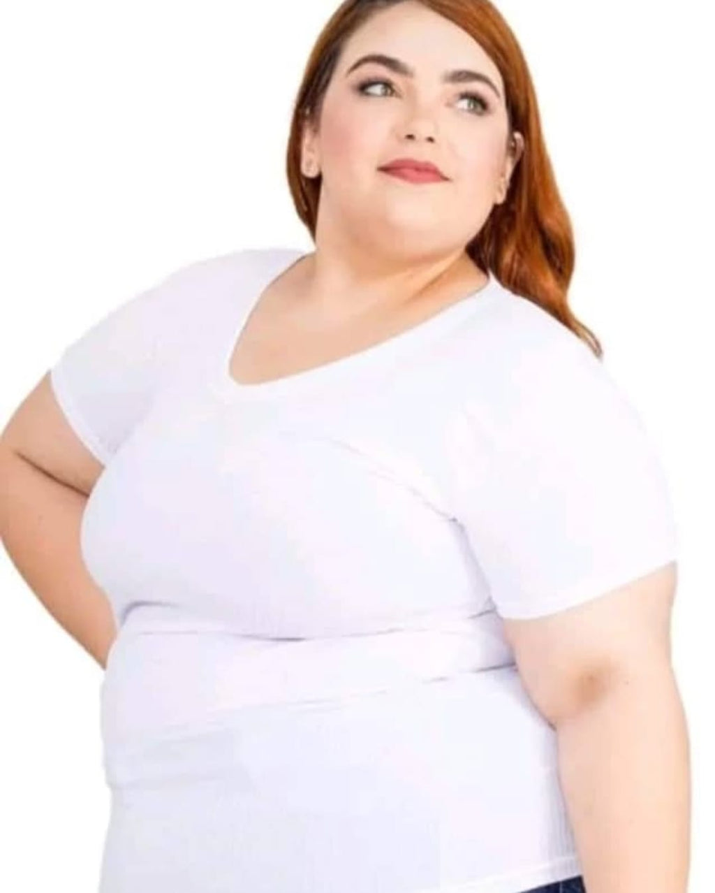 T-Shirt Canelado Plus Estilo e Conforto Feminino