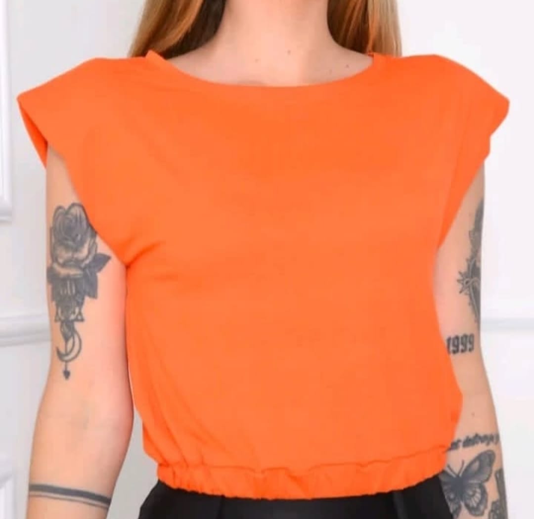 Cropped Ombreira Glamour e Tendência em Uma Peça