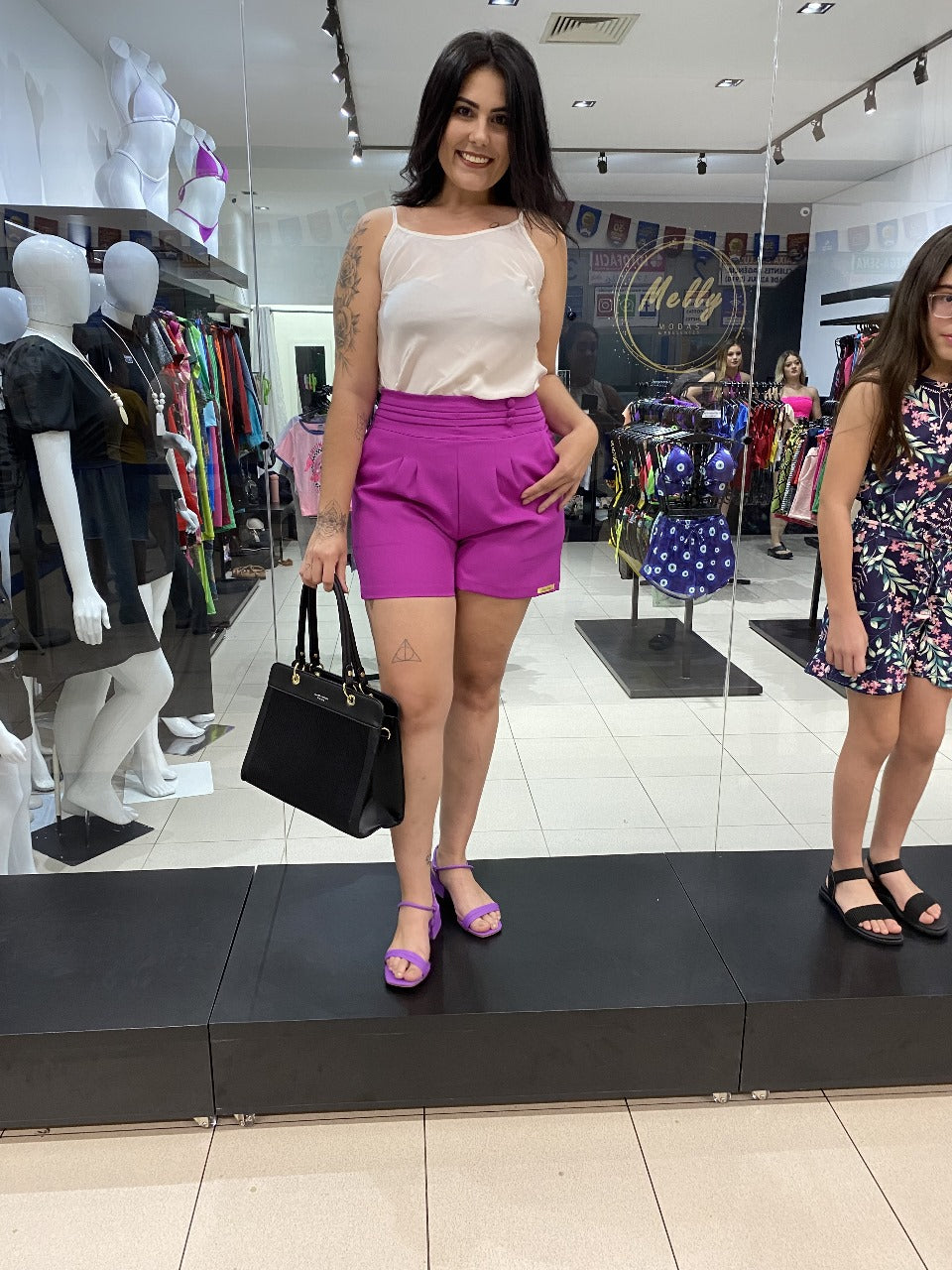 Bolsa DC-599 Black Feminina Prática para o Dia a Dia