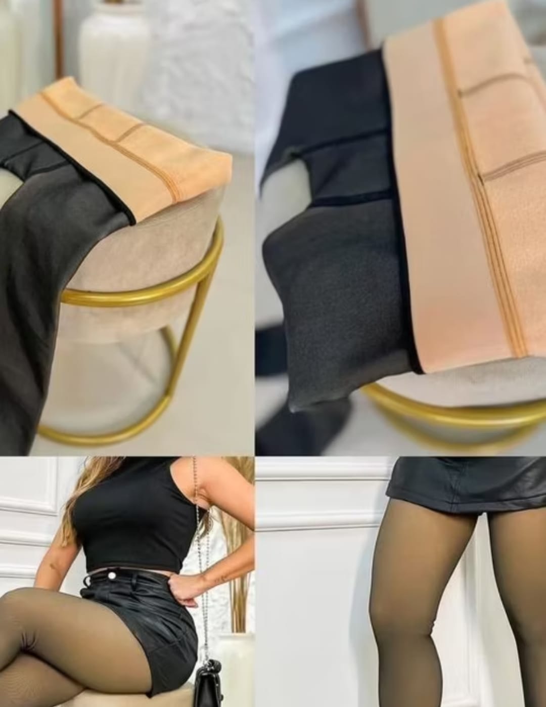 Meia Calça Peluciada Estilo e Conforto para Dias Frios