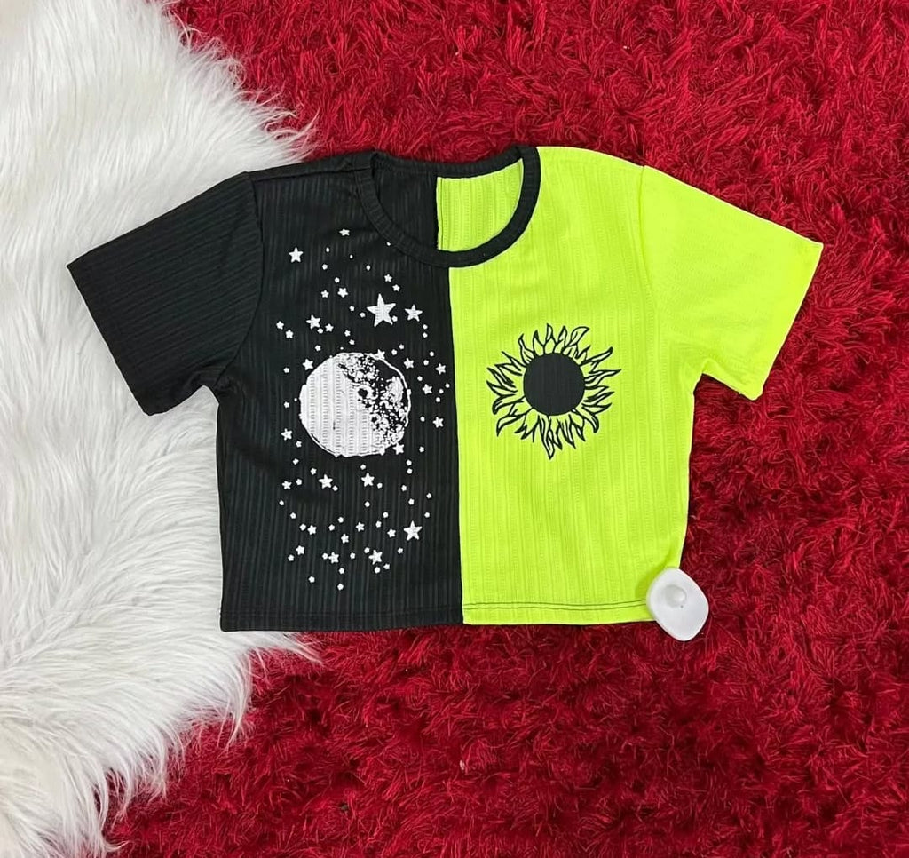 Cropped Canelado Neon Conforto e Estilo Feminino