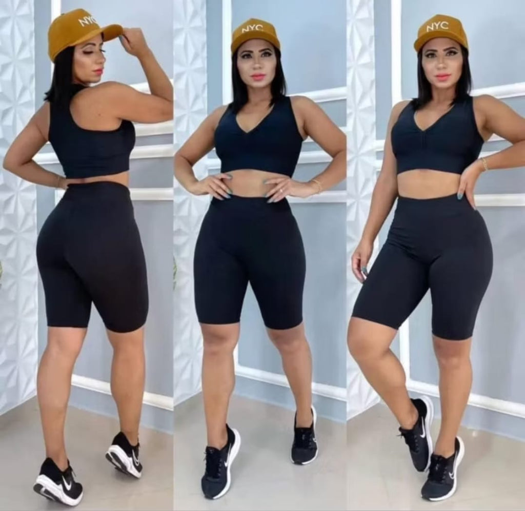 Bermuda Feminina Poliéster Leve e Confortável