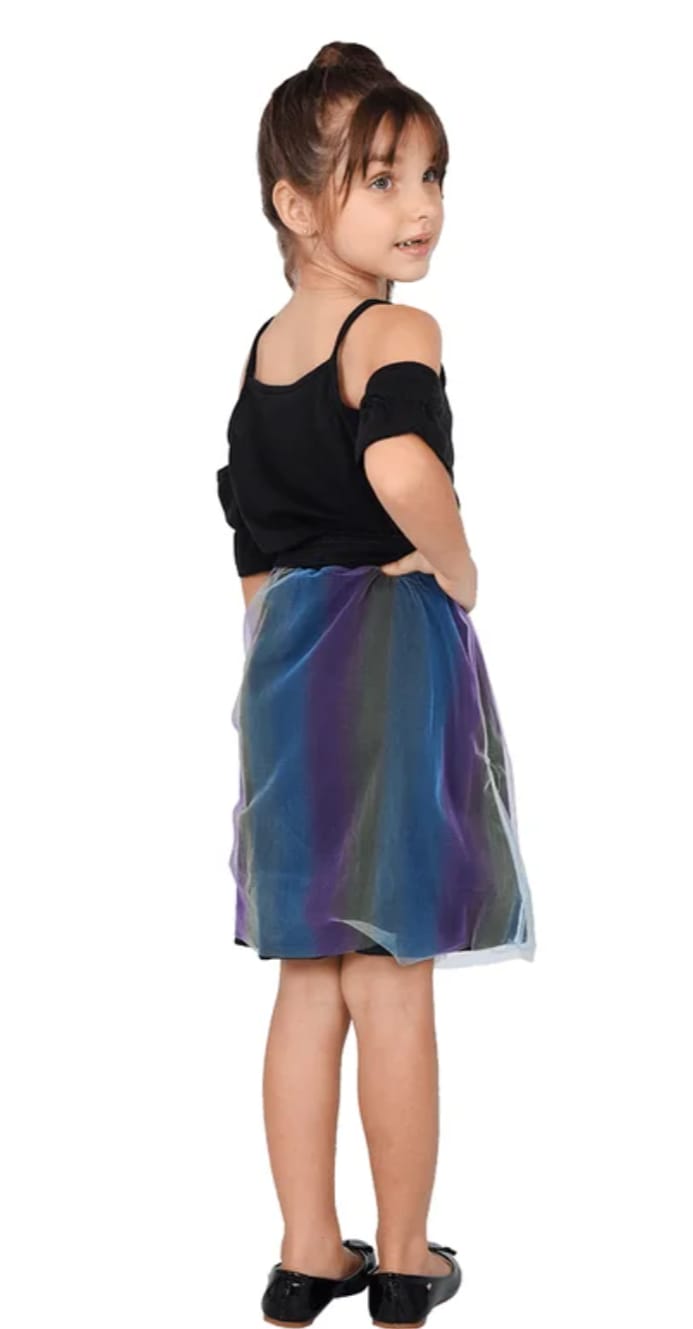 Vestido Infantil Alcinha Tule Conforto e Estilo para Meninas