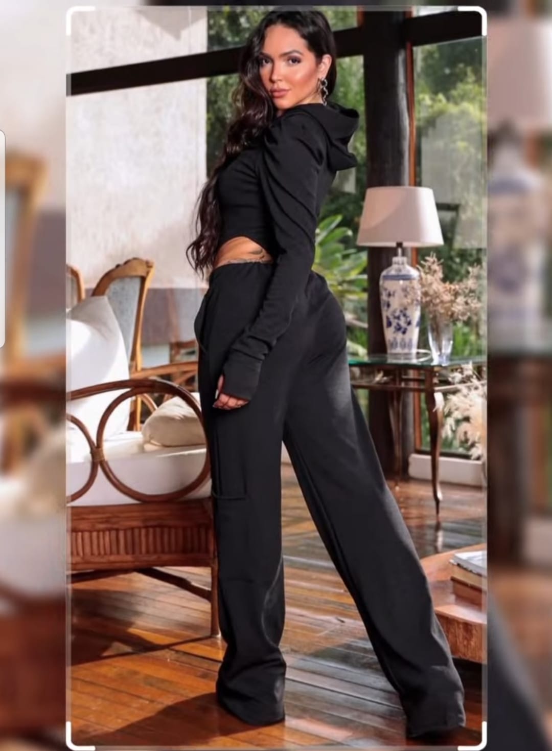 Conjunto Calça Body c/capuz