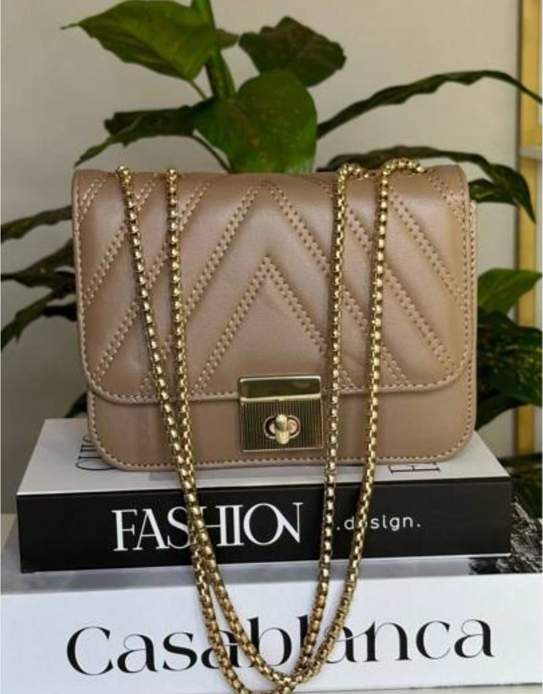 Bolsa Transversal Alça Corrente Prática para o Dia a Dia