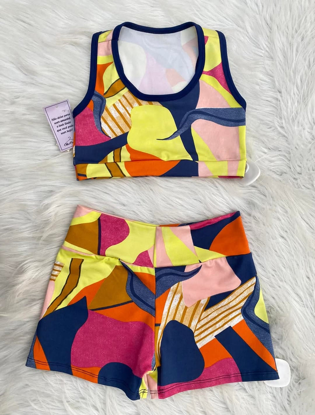 Conjunto Feminino de Academia Estampado