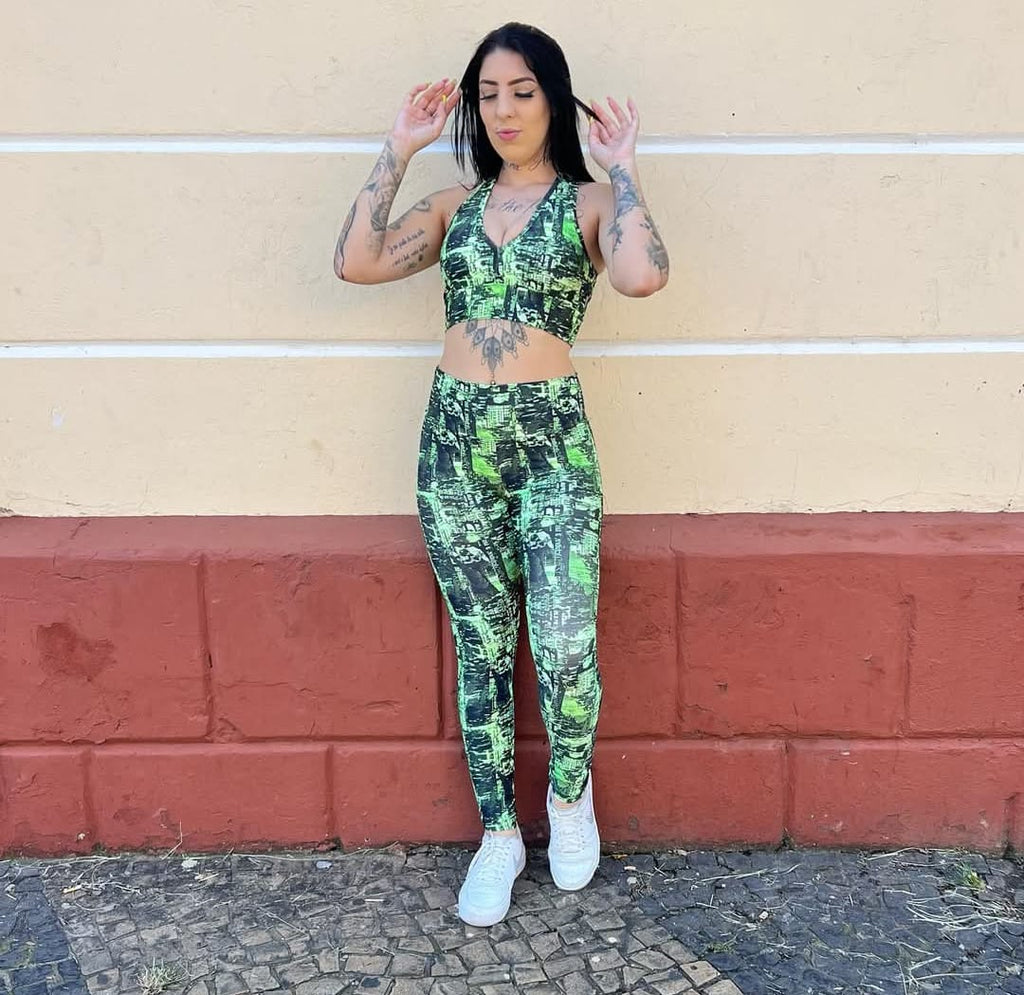 Conjunto Feminino Bella Fitness Estampados