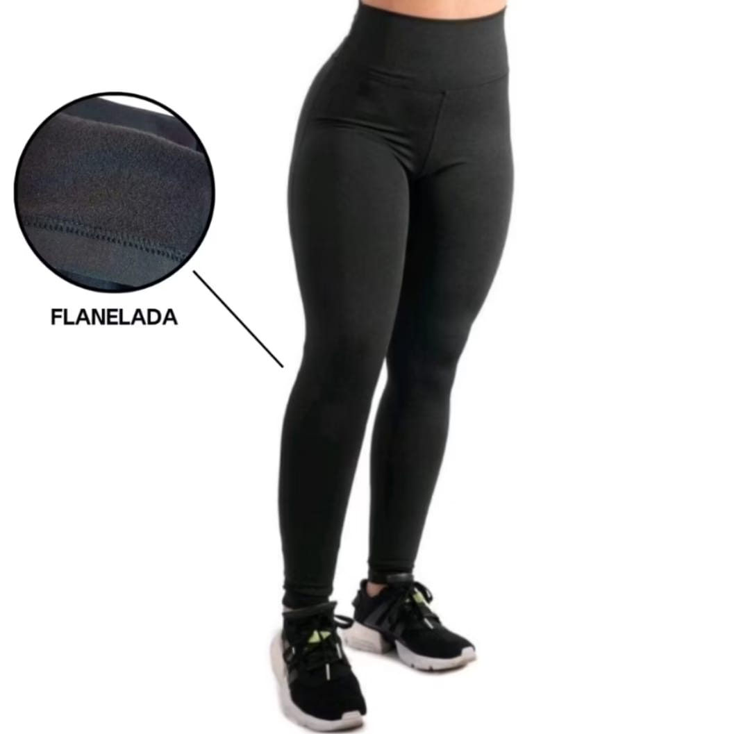 Calça Legging Feminina Térmica Preta Estilo e Conforto