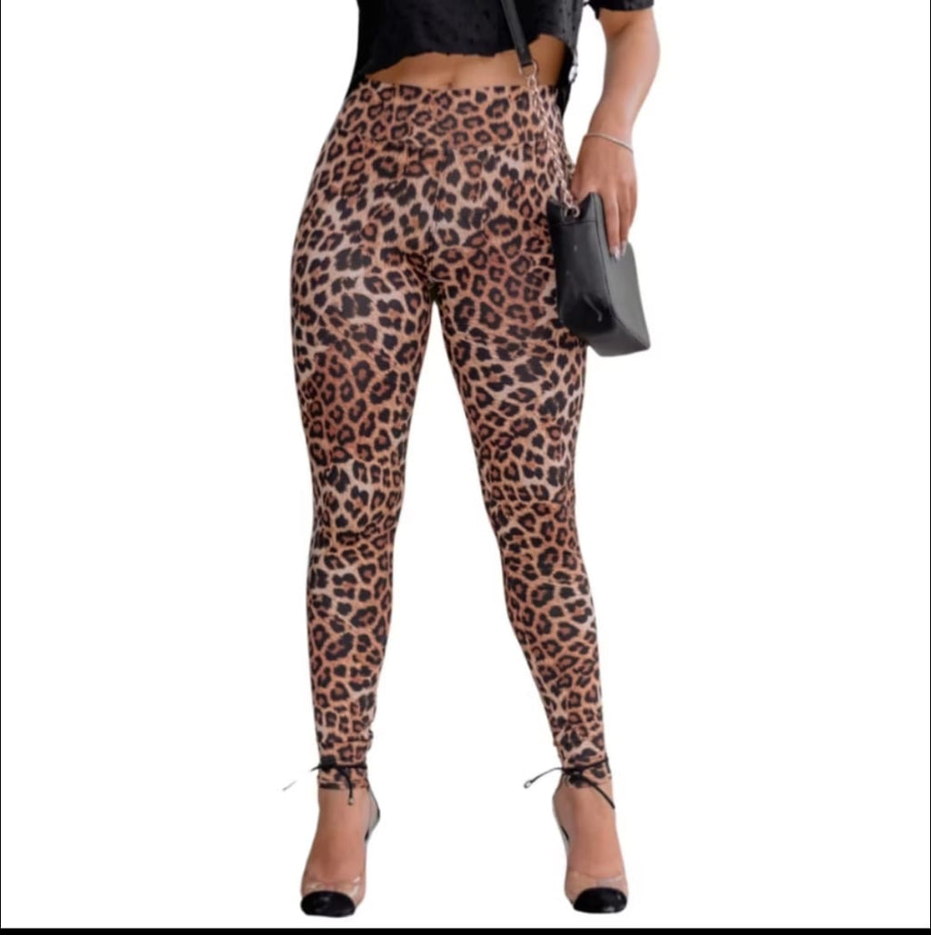 Calça Legging Feminina estampada Animal Print