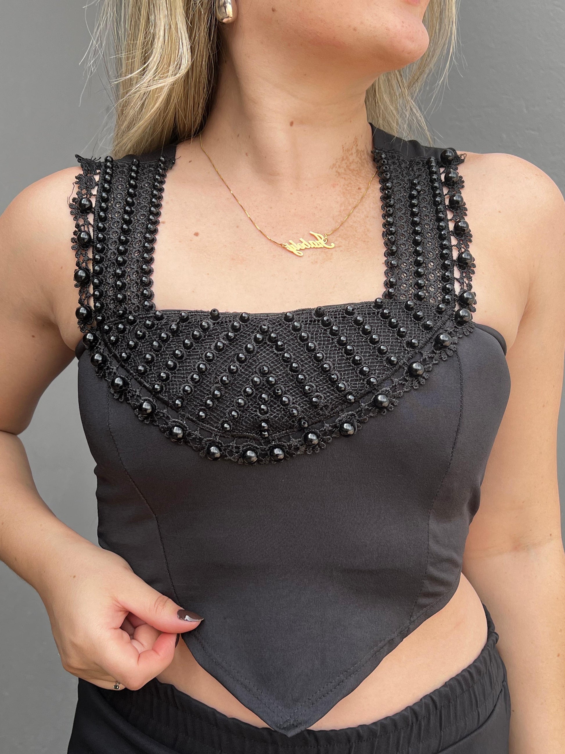 Croppedy Perola Versátil para Dia ou Noite