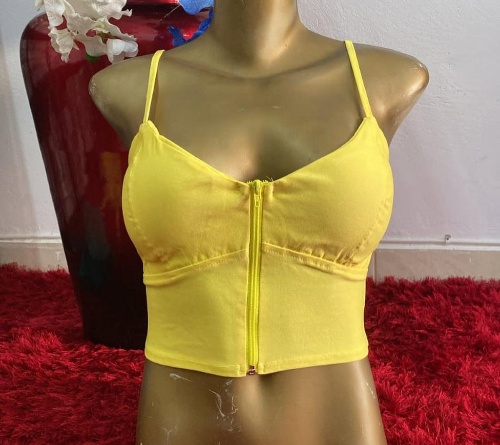 Cropped Ziper Frente Conforto com Estilo Moderno