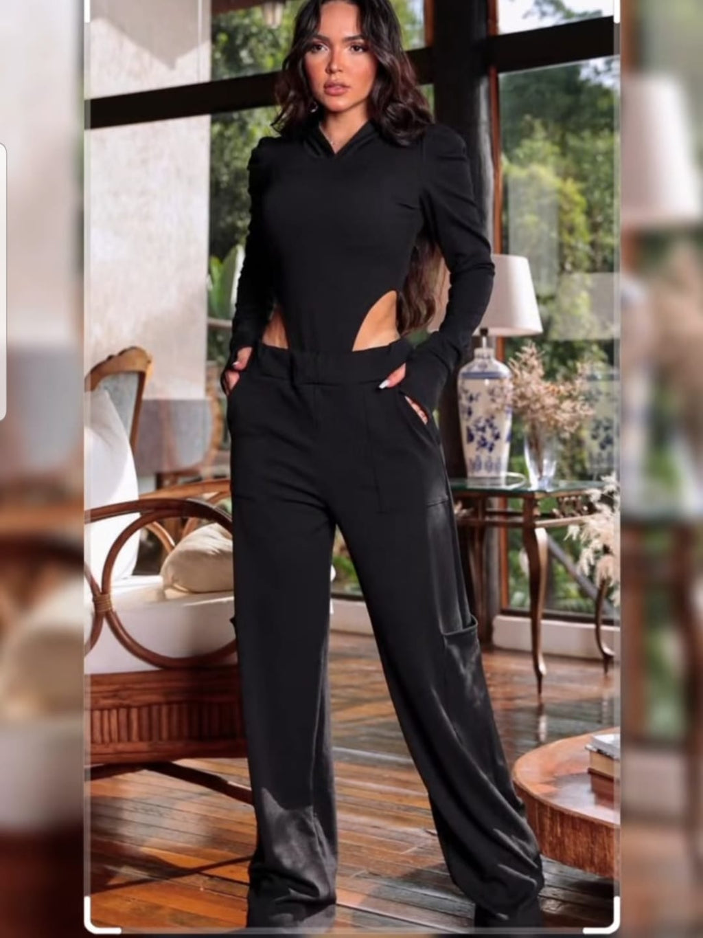 Conjunto Calça Body c/capuz