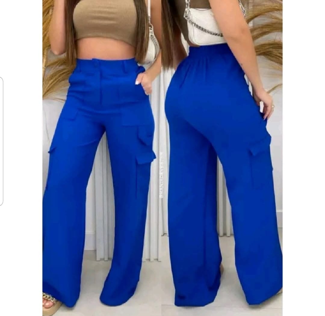 Calça Feminina Cargo Duna Versátil para Dia ou Noite