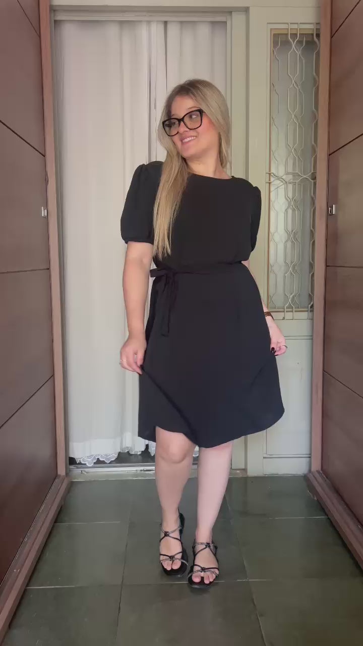 Vestido Duna Feminino Elegante Versátil para Dia ou Noite