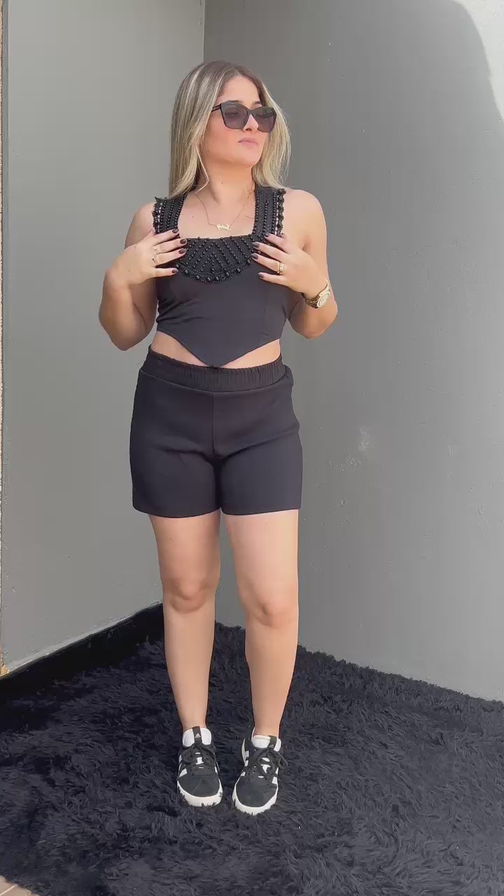 Croppedy Perola Versátil para Dia ou Noite